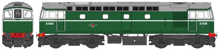 Class 33/2 As Built Narrow Bodied Crompton #D6586 (BR Green - Late Crest) - Pre Order