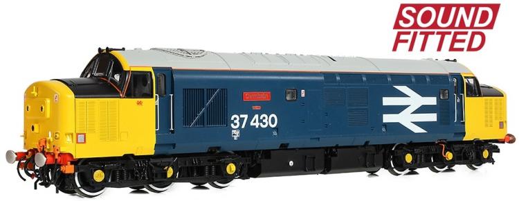 Class 37/4 Refurbished #37430 'Cwmbran' (BR Blue - Large Logo) DCC Sound - In Stock