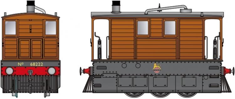 BR J70 Tram 0-6-0T #68222 (Early Crest) with Side Skirts & Cowcatchers - Pre Order