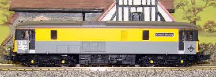 Class 73 in 'Dutch' Engineers livery