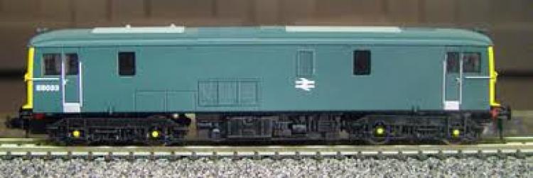 Class 73 in BR Blue livery, No. E6033