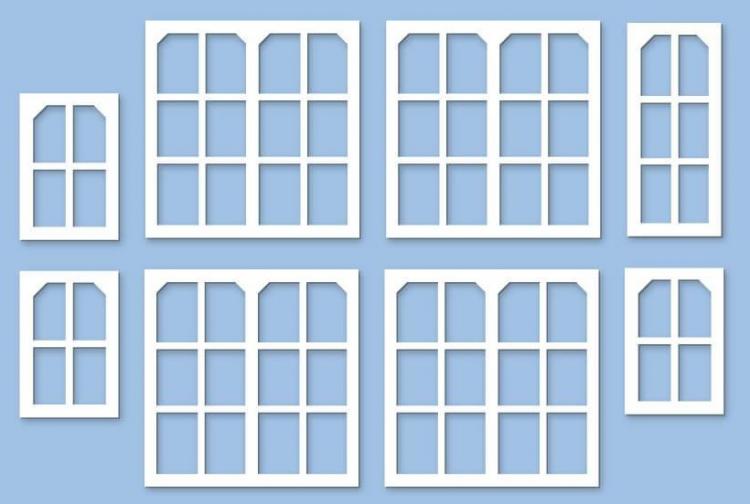 Ratio - Lineside Kit - Midland Signal Box Window Mouldings - In Stock