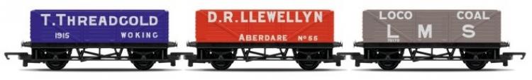 RailRoad - LWB Open Wagons (Pack of 3) (Clearance - was $26) - Sold Out