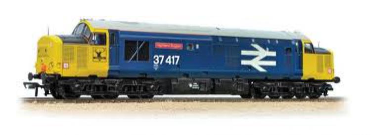 Class 37/4 37417 'Highland Region' BR Blue Large Logo (DCC Sound).  -  Available to order