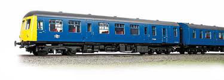 Class 105 2 Car DMU BR Blue Yellow Ends.  Available to order
