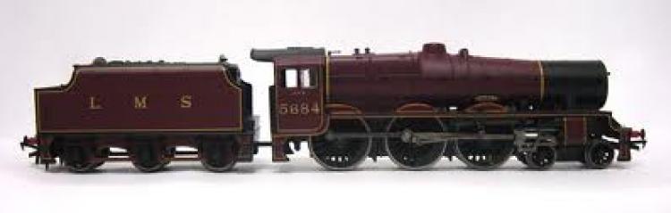 LMS Jubilee Class 4-6-0, No.5684 'Jutland' in LMS Crimson with 4000 gallon tender