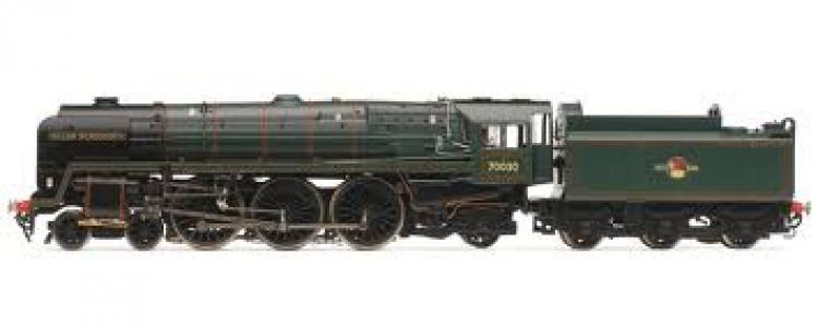 BR Britannia Class 4-6-2, No. 70030 'William Wordsworth' in BR lined green, late crest