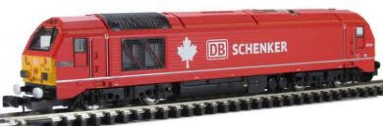Class 67 in DB Schenker Red