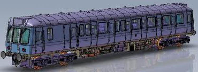 Class 121 'Bubble Car' No. 55027 in BR Green with speed whiskers - Powered
