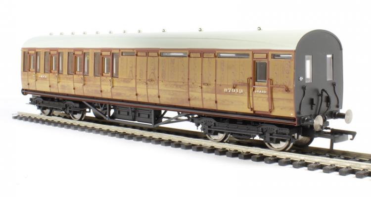 LNER Thompson Non-Corridor 3rd Class Brake #87013 (Teak) - Sold Out