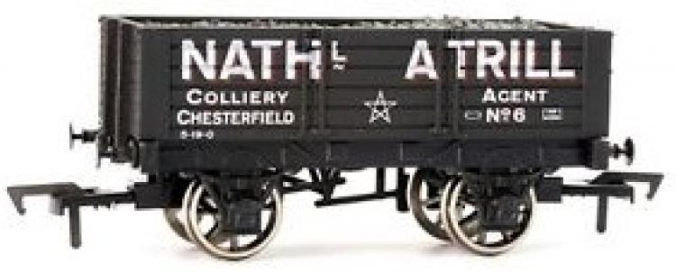 5 Plank Wagon 'Nath Atrill Colliery, Chesterfield' #6 (Black) - Sold Out
