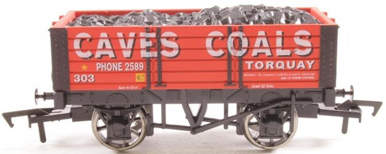 5 Plank Wagon 'Caves Coals' #303 (Red) - Sold Out