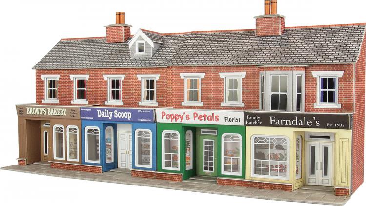 Low Relief Shop Fronts - Red Brick - Sold Out