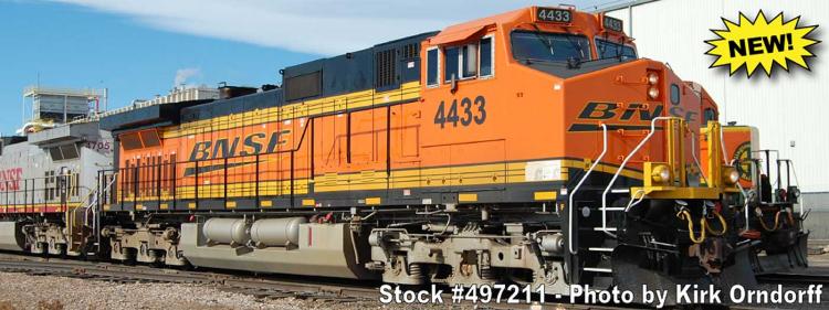 InterMountain - GE Dash 9-44CW - BNSF #4490 (Swoosh) - Pre Order
