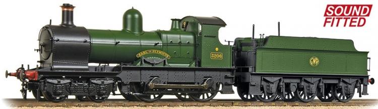 GWR 90xx Dukedog 4-4-0 #3206 'Earl of Plymouth' (Shirtbutton) DCC Sound - Pre Order