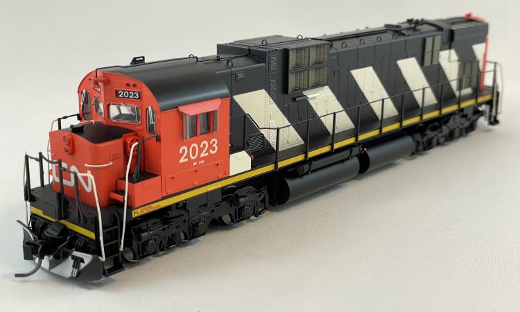 Bowser - MLW C630M - CN #2023 (Stripes) DCC Sound - Sold Out