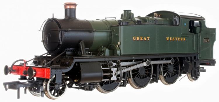 GWR 61xx 2-6-2T #6129 (Green - Great Western) - In Stock