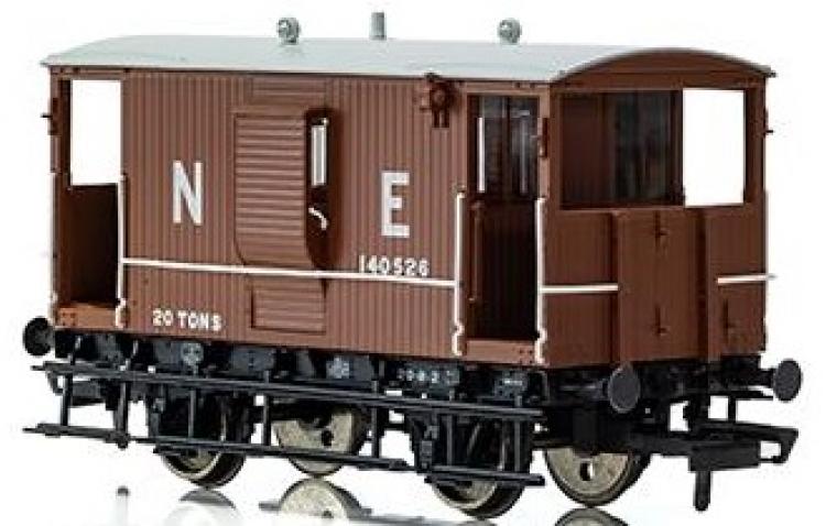 LNER 'Toad B' 20-Ton Brake Van Dia.034 #140422 - Sold Out