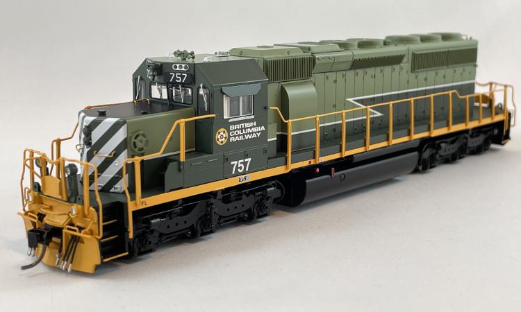 Bowser - GMD SD40-2 - BC Rail #757 (Two Tone Green) - Sold Out