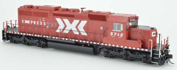 Bowser - GMD SD40-2 - CP Rail #5745 (Red - Expressway) DCC Sound - In Stock