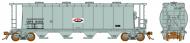 127010-2 : Rapido - NSC 3800 cu. ft. Cylindrical Hopper - Procor (Flying P) UNPX #121499 - In Stock