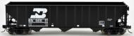 42138 : Bowser - 100 Ton Hopper - Burlington Northern #541539 (Black - New Image) - In Stock