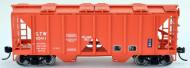 42222 : Bowser - 70 Ton 2 Bay Covered Hopper - GTW #85412 (Grand Trunk Western - Red) - In Stock 42222 : Bowser - 70 Ton 2 Bay Covered Hopper - GTW #85412 (Grand Trunk Western - Red) - In Stock