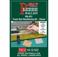 PS-371 : Peco - Track Bed Weathering Kit - Diesel - In Stock