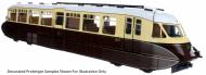 7D-011-004 : BR (ex-GWR) Gloucester Streamlined Railcar #W11 (Chocolate & Cream) - Pre Order