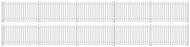 421 : Ratio - Lineside Kit - GWR Station Fencing (Straights) - White - In Stock