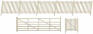 432A : Ratio - Lineside Kit - SR Concrete Pale Fencing - Ramps & Gates - In Stock