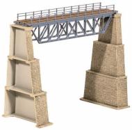 240 : Ratio - Lineside Kit - Steel Truss Bridge with Stone Piers